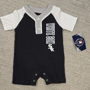 NWT White Sox Romper~ 6-9M